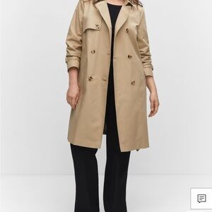 Women's Tan Trench Coat